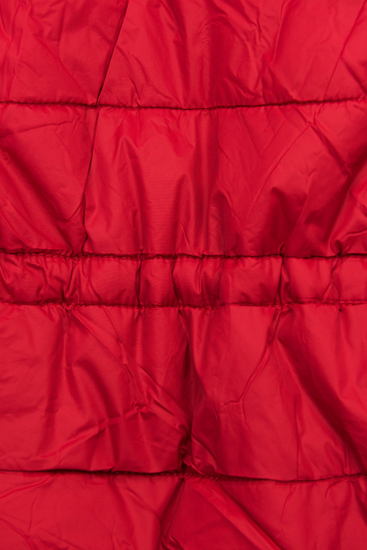 Parka de iarnă reversibilă roșu/gri