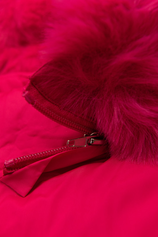 Geacă roz fucsia cu beltbag