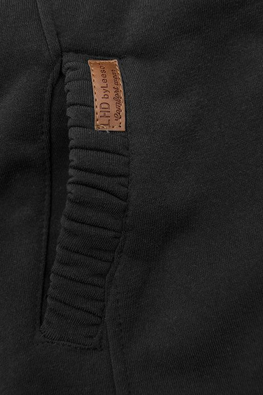 Hanorac negru prelungit de la LHD