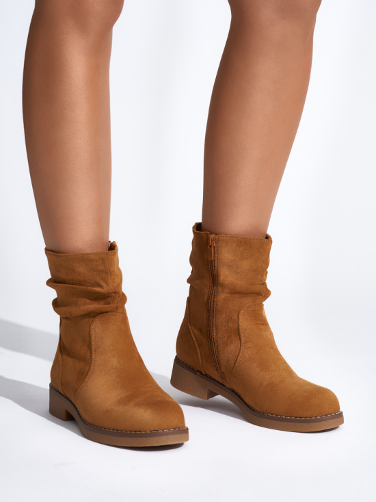 Botine cowboy maro