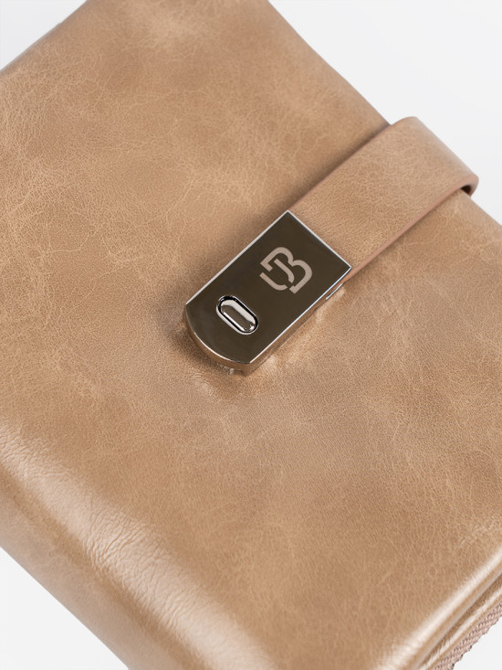 Portofel elegant bej