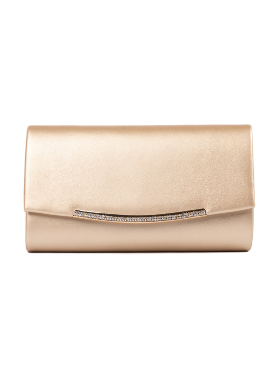 Clutch aurie cu lanț
