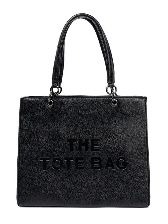 Geantă shopper neagră clasică TOTE