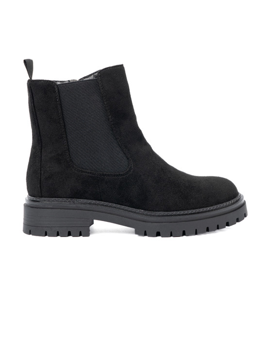 Botine negre clasice cu talpă groasă