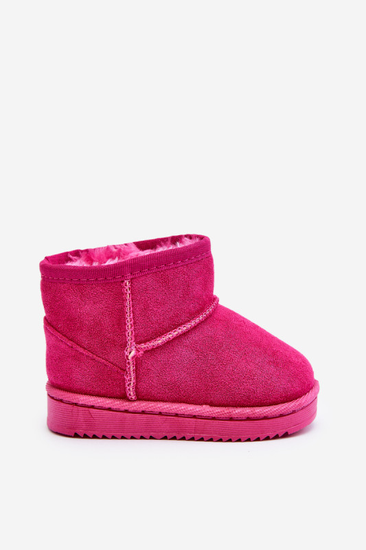 Cizme de zăpadă roz călduroase slip-on