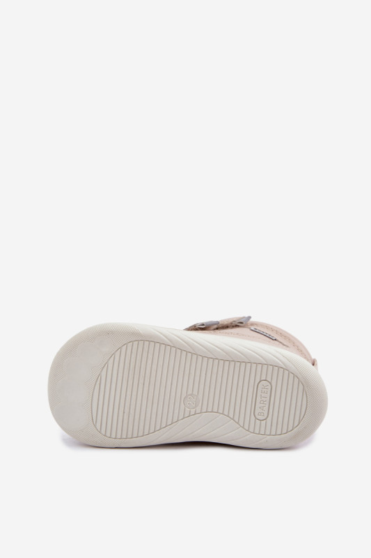 Cizme barefoot din piele bej
