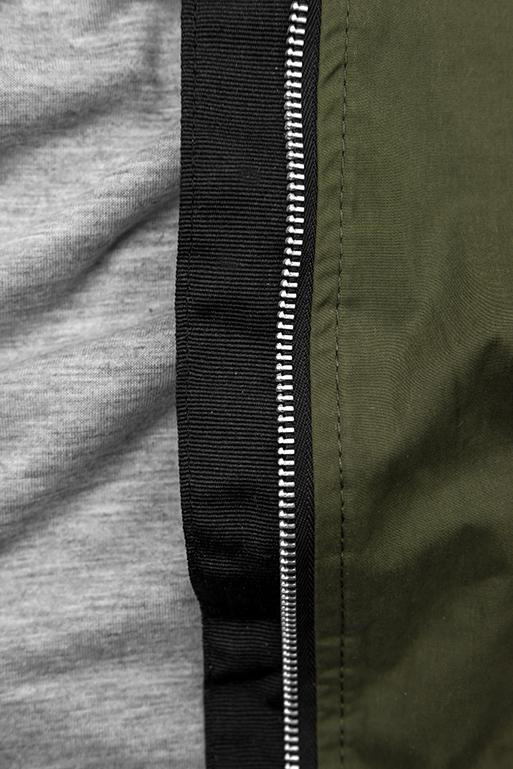 Geacă parka verde de primăvară/toamnă