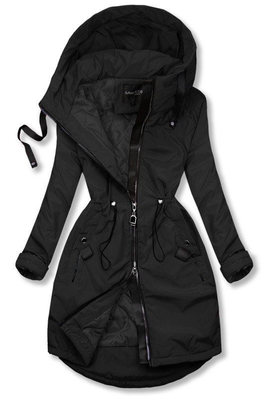 Palton/parka de tranziție negru