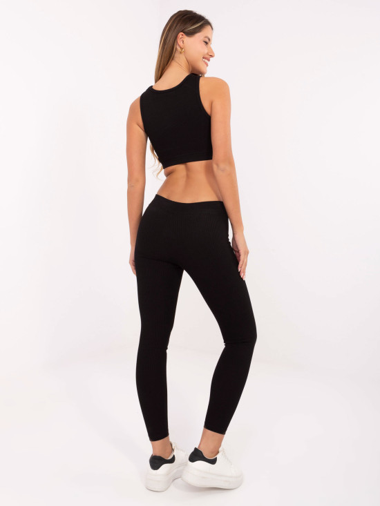 Compleu sportiv negru FOR FITNESS