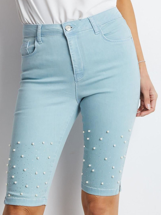 Shorturi mint cu perle