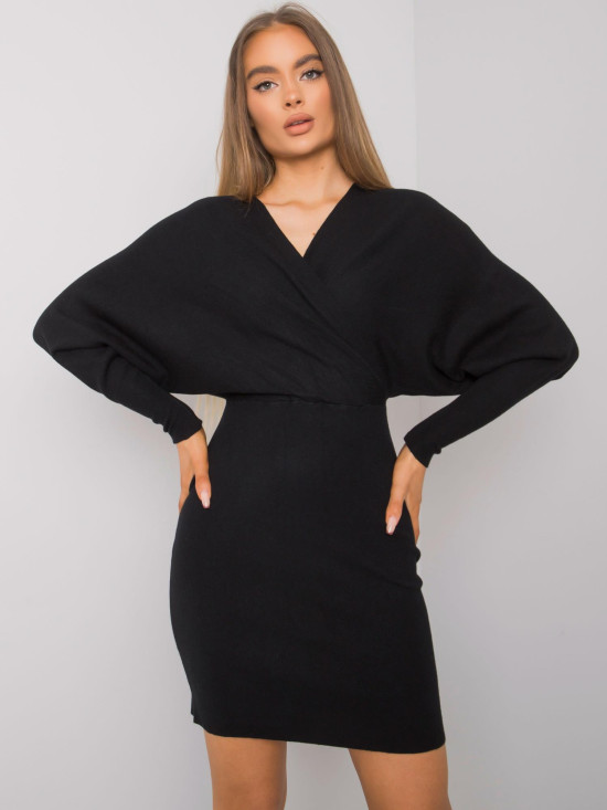 Rochie tricotată neagră OCH BELLA