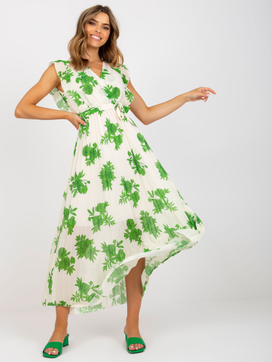 Rochie midi elegantă verde