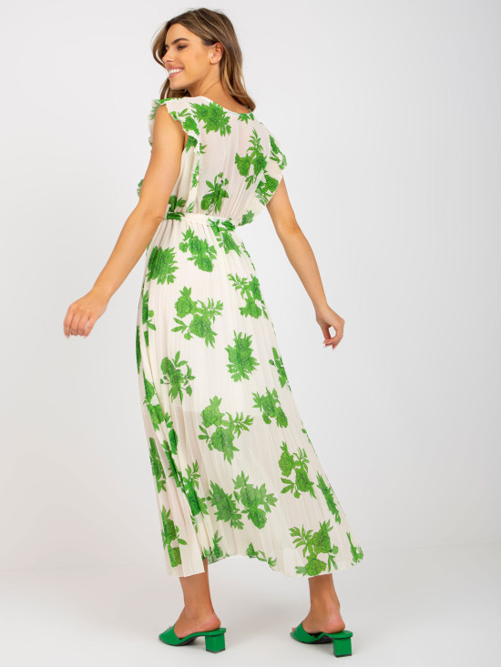 Rochie midi elegantă verde
