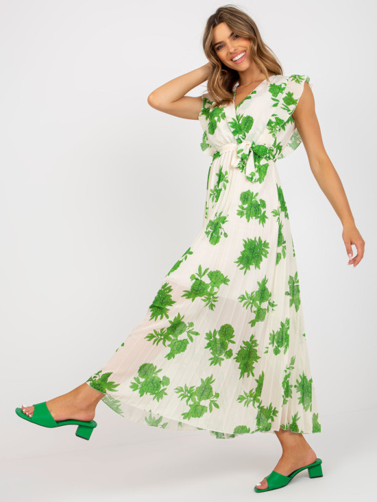 Rochie midi elegantă verde