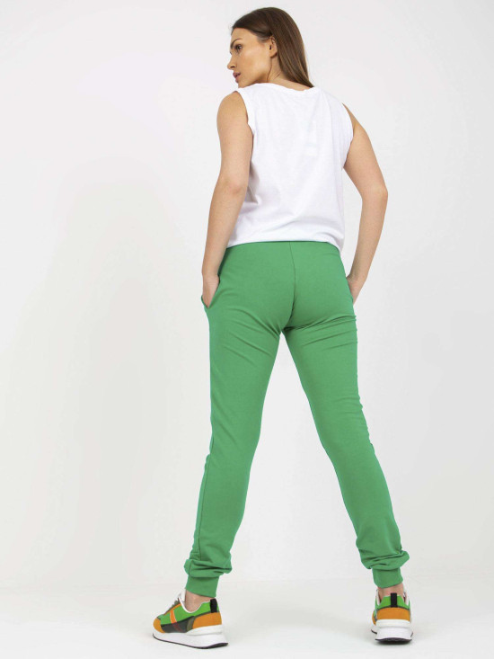 Set elegant pentru femei în culori alb-verde