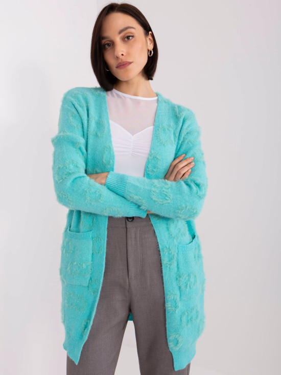 Cardigan mint cu model