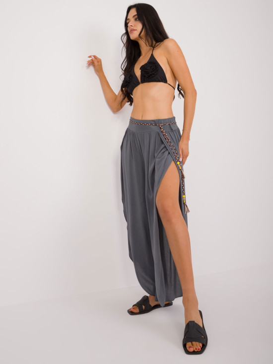 Pantaloni grafit eleganți