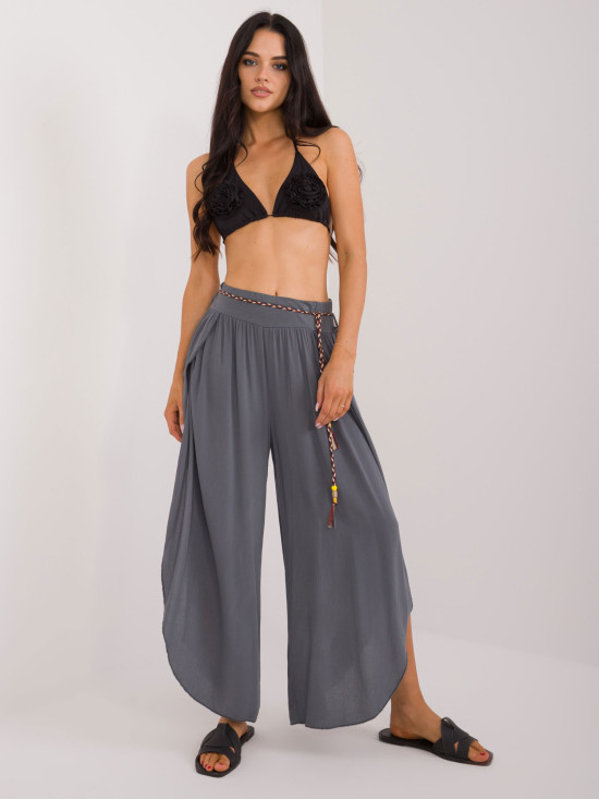 Pantaloni grafit eleganți