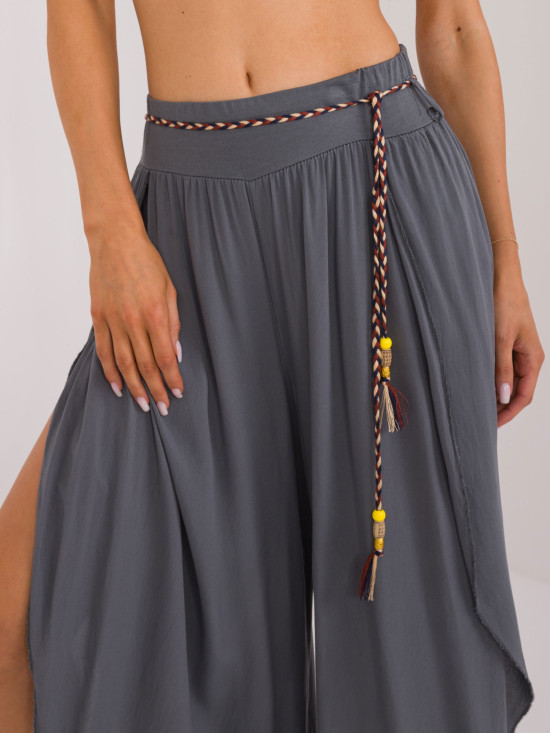 Pantaloni grafit eleganți