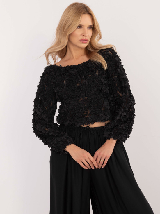 Bluză elegantă cu mâneci lungi