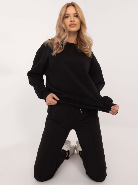 Pantaloni sportivi negri eleganți