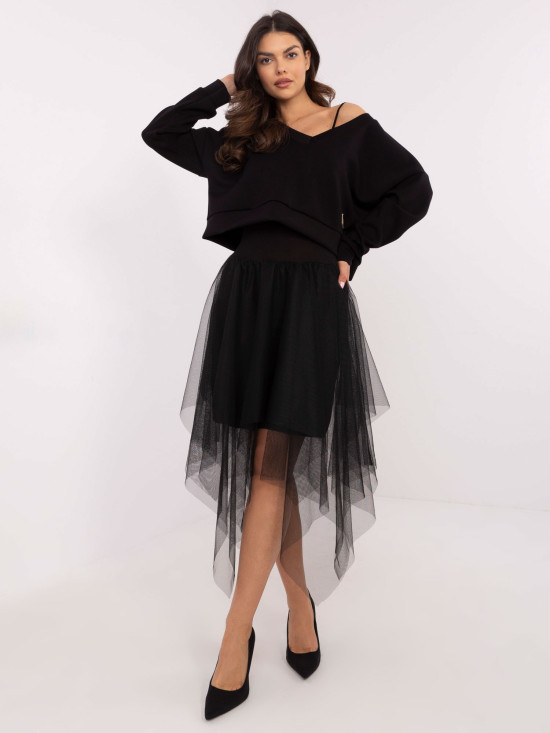 Compleu elegant cu mâneci lungi