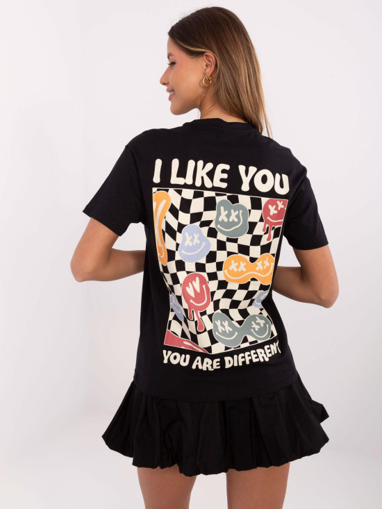 Tricou stilat gri cu mânecă scurtă
