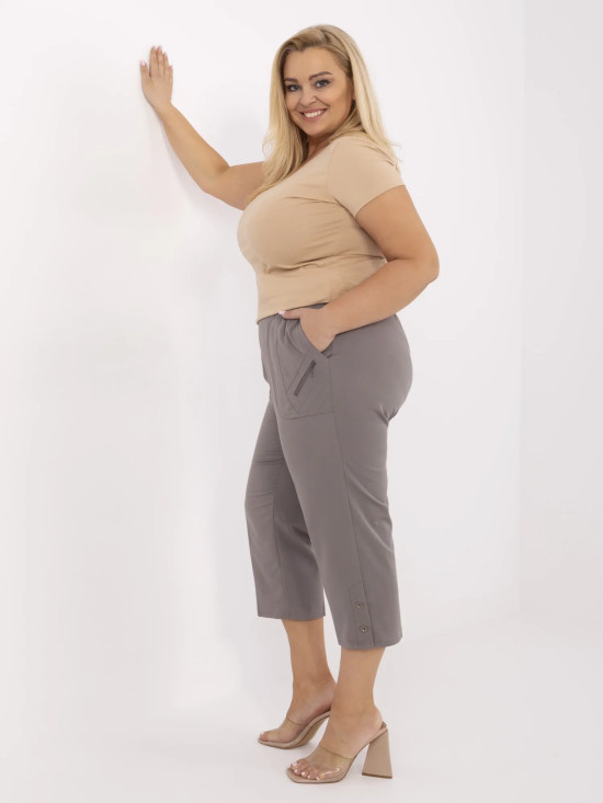 Pantaloni eleganți în gri închis