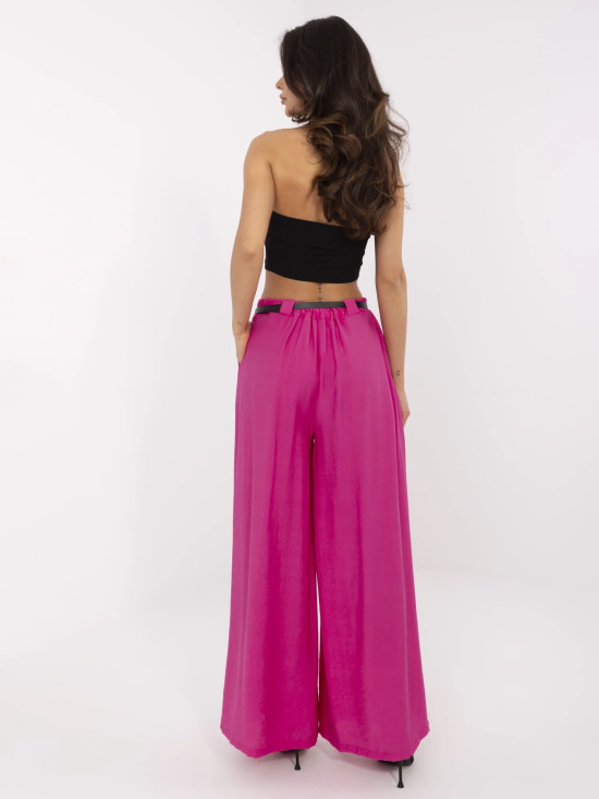 Pantaloni palazzo roz