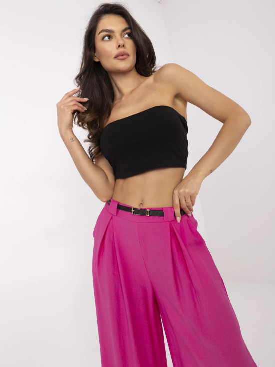 Pantaloni palazzo roz