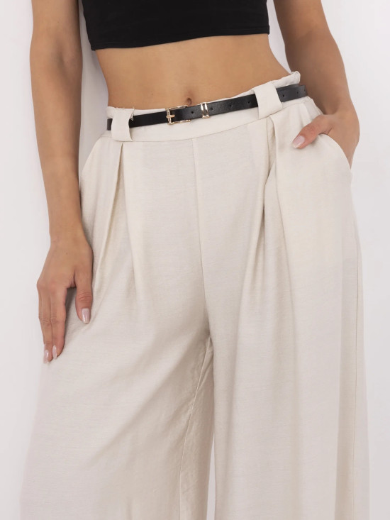 Pantaloni palazzo bej