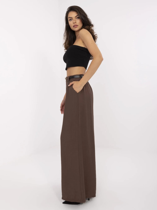 Pantaloni palazzo maro