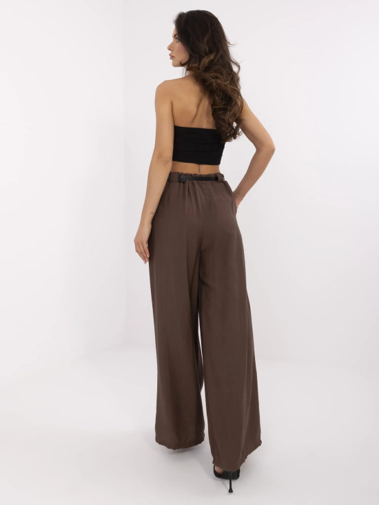Pantaloni palazzo maro