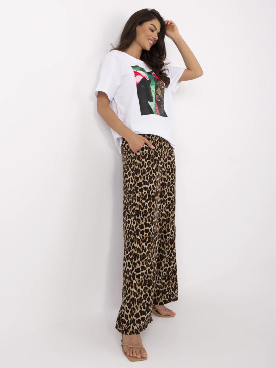 Compleu elegant cu motiv animalier
