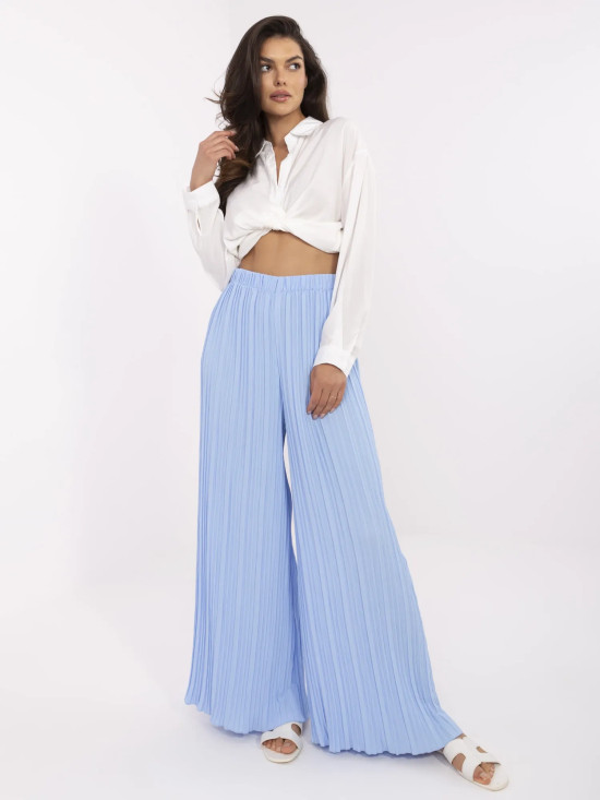 Pantaloni albaștri eleganți