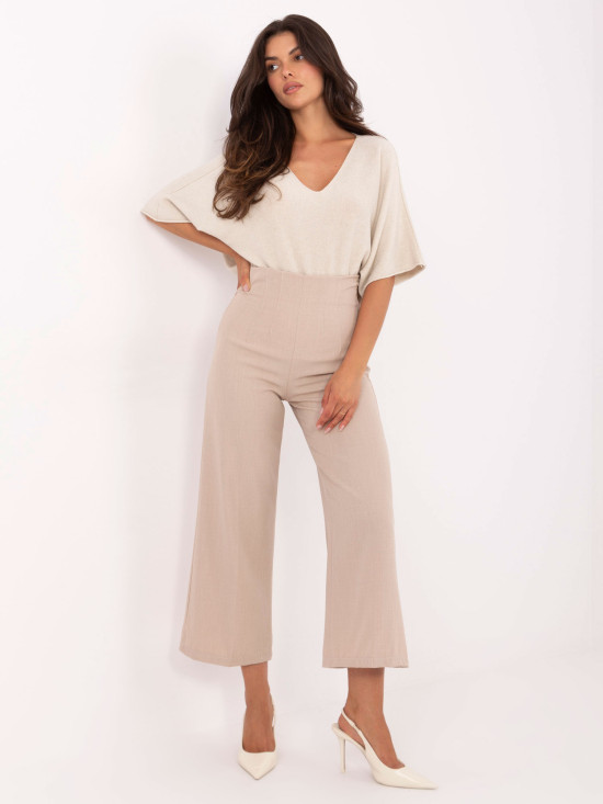 Pantaloni eleganți bej