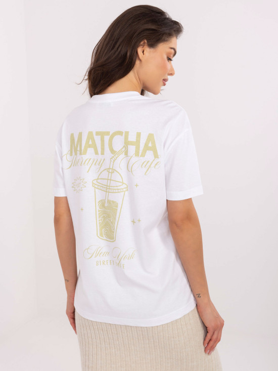 Tricou alb cu imprimeu