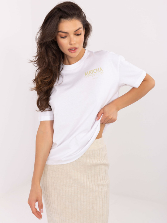 Tricou alb cu imprimeu