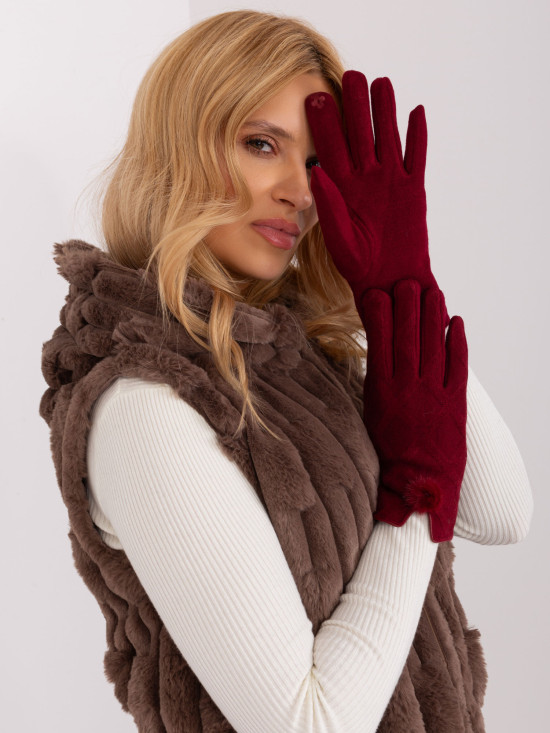 Mănuși elegante cu model geometric