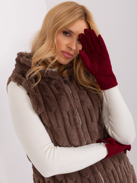 Mănuși elegante cu model geometric