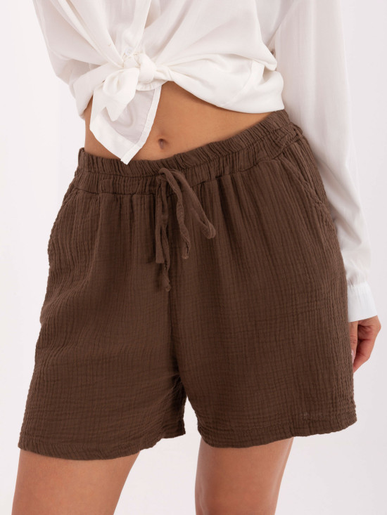 Shorts maro stilati