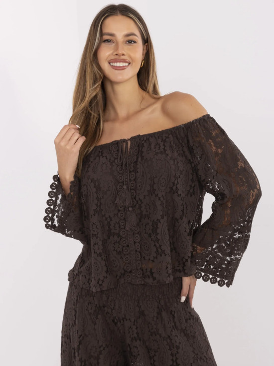 Bluză elegantă în stil boho