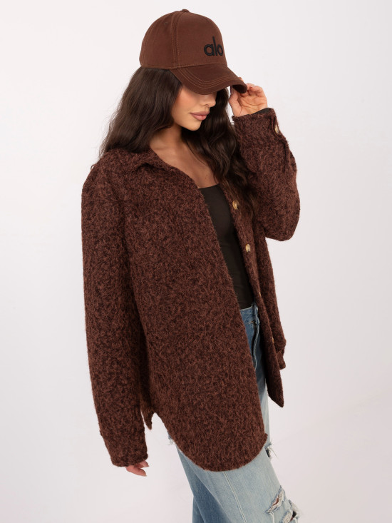 Geacă de tranziție damă, maro închis