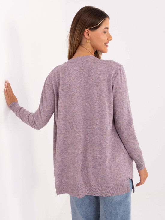 Cardigan roz elegant cu buzunare
