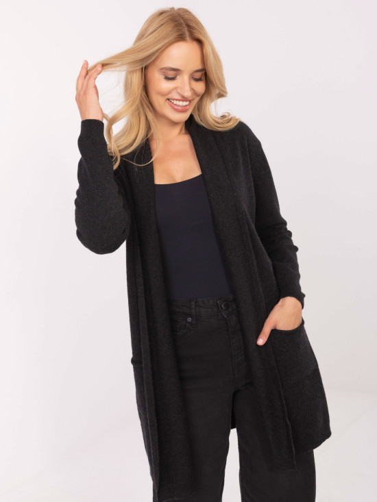 Cardigan elegant negru