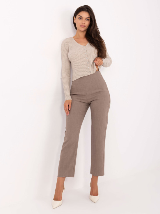 Pantaloni eleganți bej