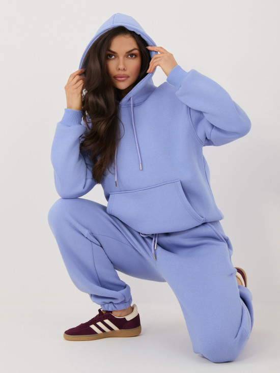 Set mov cu hanorac și mâneci lungi