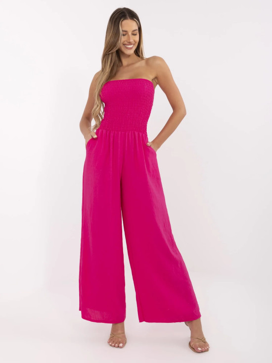 Salopetă fucsia elegantă