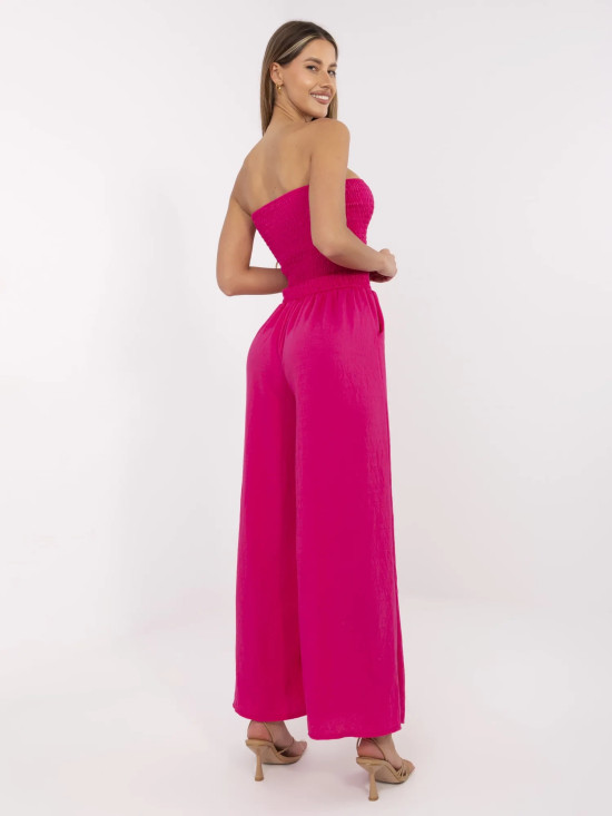 Salopetă fucsia elegantă