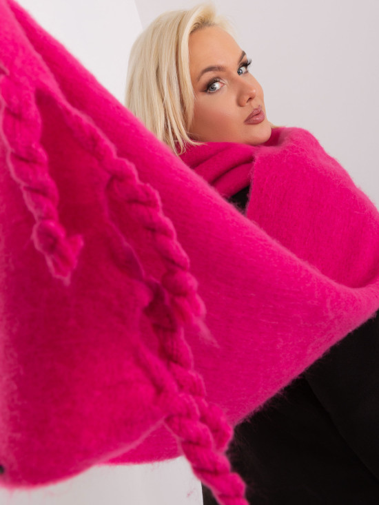 Eșarfă elegantă fucsia
